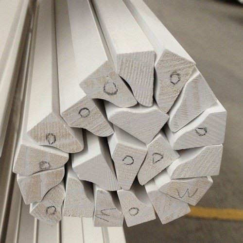 First Class White Primed Wood Small Mouldings Wood Shoe Or Quarter Round For Baseboard