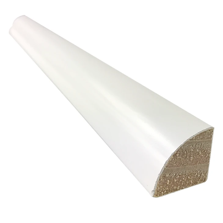 Popular White Primed Wood Small Mouldings Shoe Or Quarter Round For Baseboard