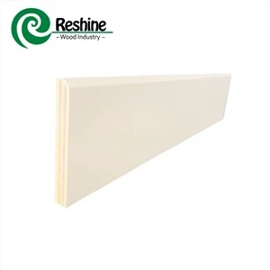 Valge krunditud MDF LVL Vorm Skriting