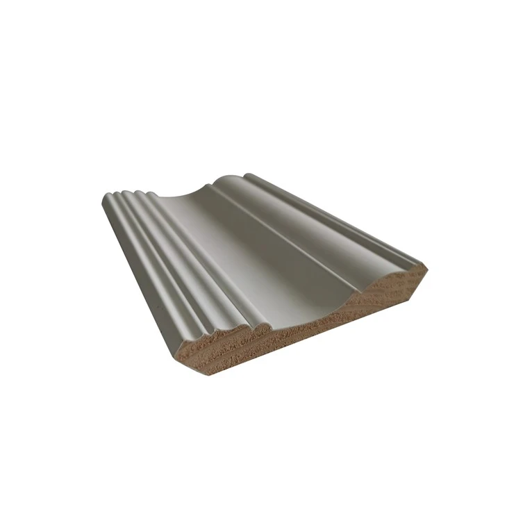 White Primed Pine Trim Crown Moulding Ceiling