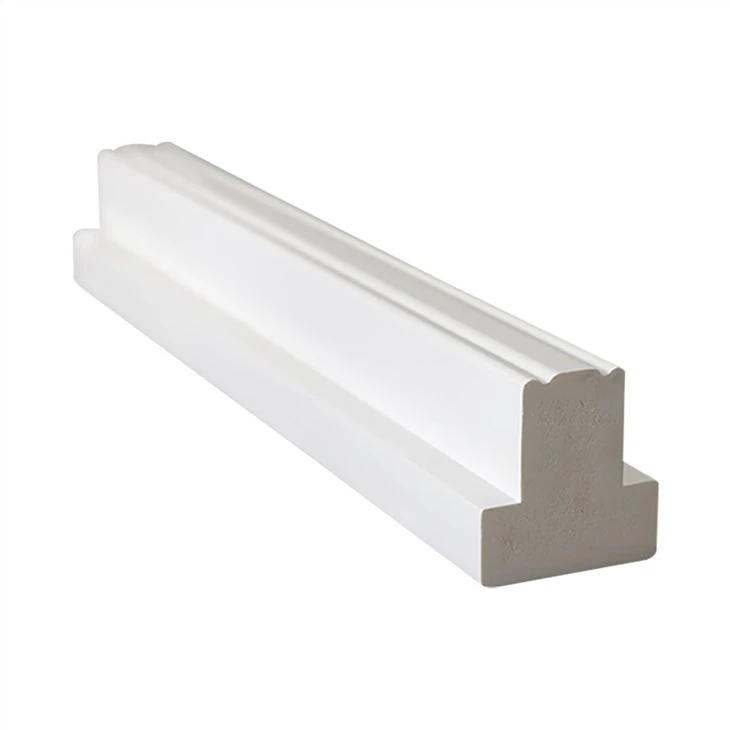 Valge krunditud PVC istanduse katiku komponendid Puit