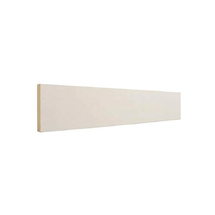 Valge krunditud MDF-põrandaplaat S4S 1x4 1x6 1x8